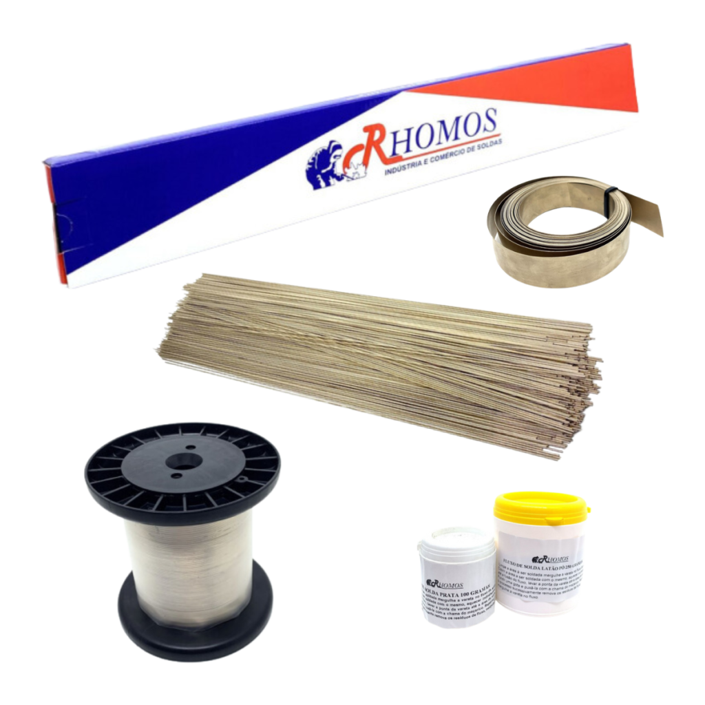Solda Prata Com Cádmio da Rhomos